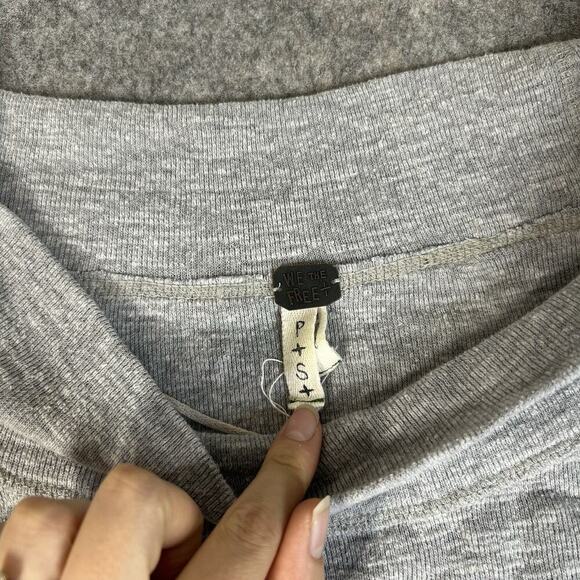 We The Free Free People Top Women’s Small Palisades Off The Shoulder Grey - Picture 5 of 7